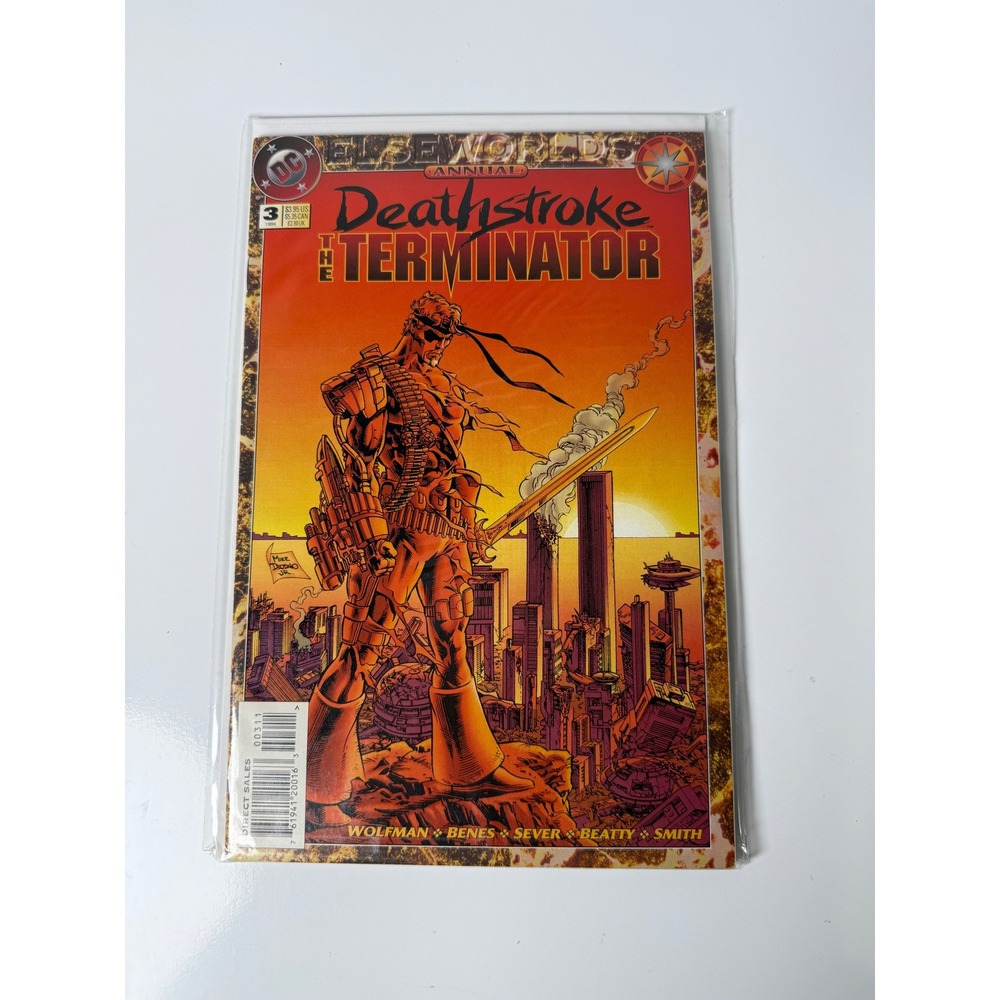 Deathstroke The Terminator Annual 3 1994 DC Elseworlds Mike Deodato Jr Cover